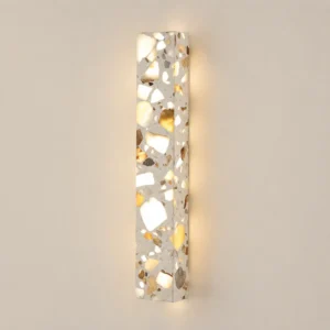 Modern Vertical Long Stone LED Wall Sconce WC3002